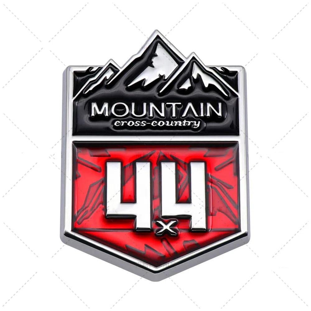 1 шт. 4X4 горный кросс-кантри автомобиль эмблема 4WD значок боковая дверь 3D металлическая наклейка для компаса Grand Cherokee Wrangler