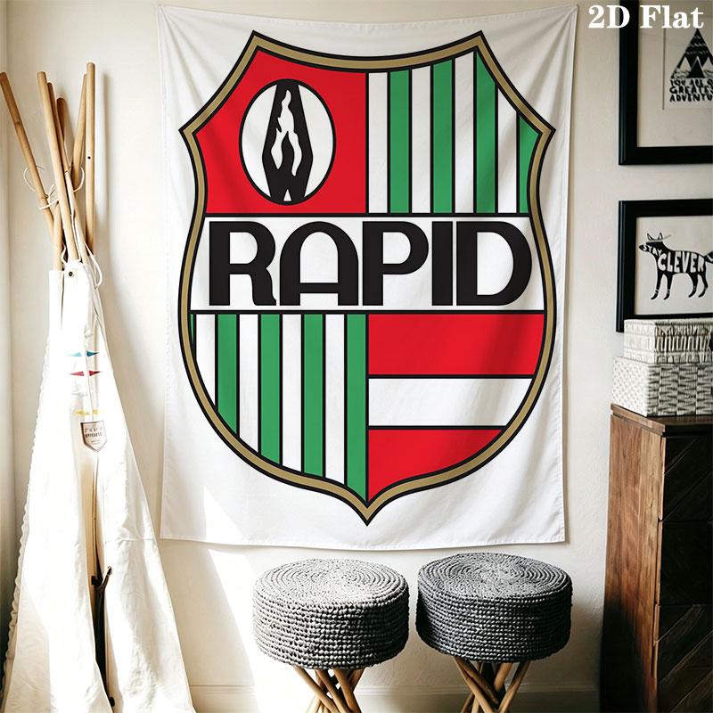 Rapid Vienna team Wall Hanging Printed Fabric Blanket Decorative Tapestries for Bedroom Living Room Home Decor