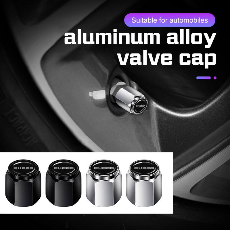 4PCS Car Styling Car Wheel Tire Valve Cap For Chery Exeed VX FL Yao Guang cdm TX TXL Stem Covers Airdust Waterproof Accessories gks1