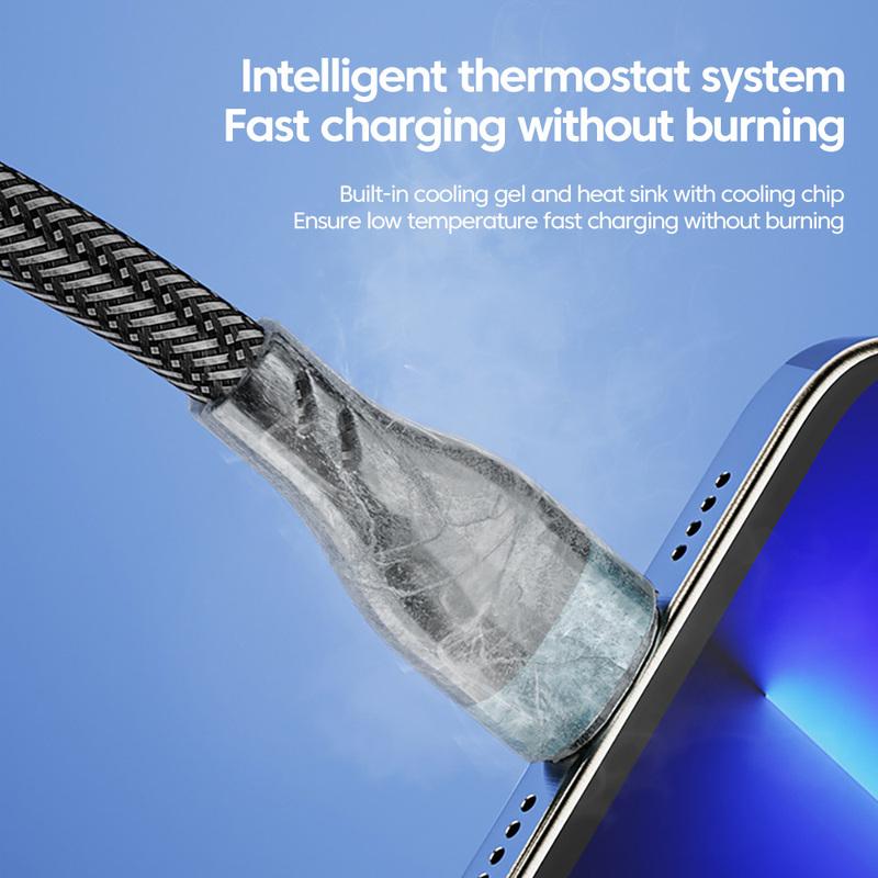 Быстрый зарядный кабель 3 в 2 для iPhone Huawei Micro USB Type C, 1,2 м, с несколькими USB-портами, кабель для зарядки с несколькими USB