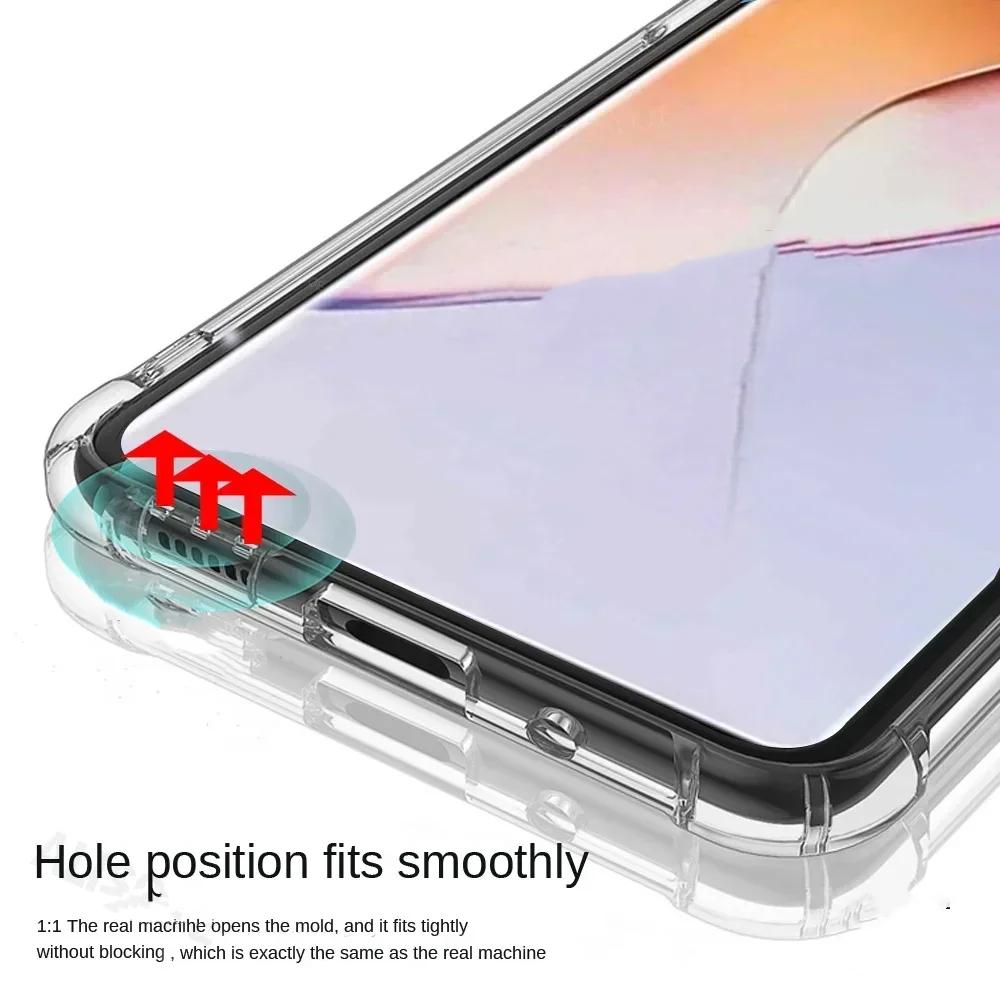 Прозрачный противоударный чехол (плотный) для Xiaomi Redmi Note 14 Pro Plus 5G Note14 Pro 4G