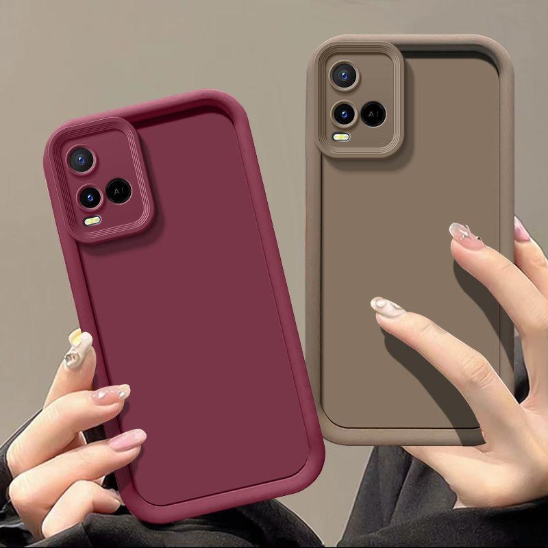 Phone Case For Vivo Y76 5G Vivo V23e Y15A Y15s Y20T Y21S Y33S Y21 Y12A Y73 Y53S V21E Y72 52 Cover Cute Case Lens Protection