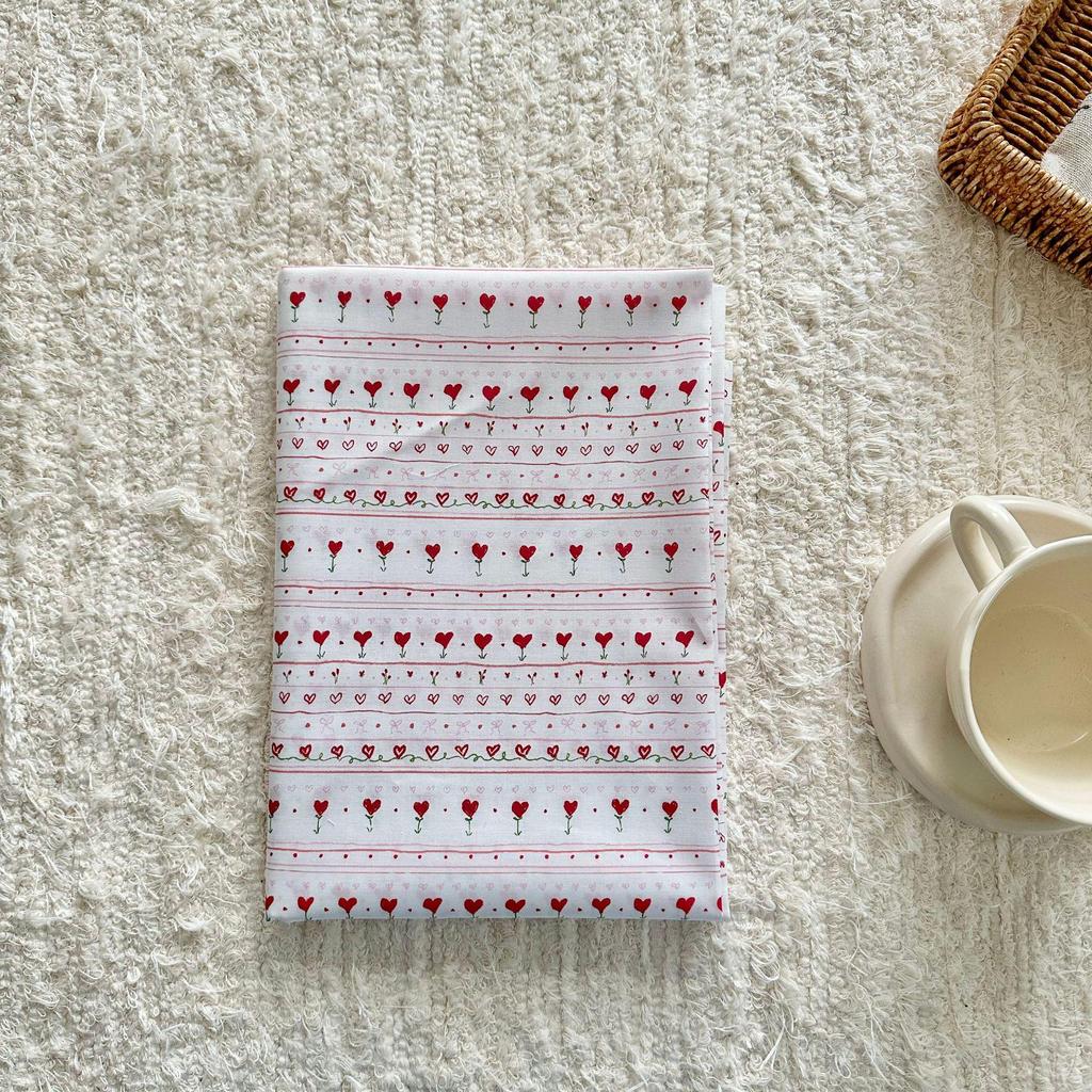 Цифровая печать 100% хлопок корейская мультяшная цветочная ткань для женской, детской и взрослой одежды