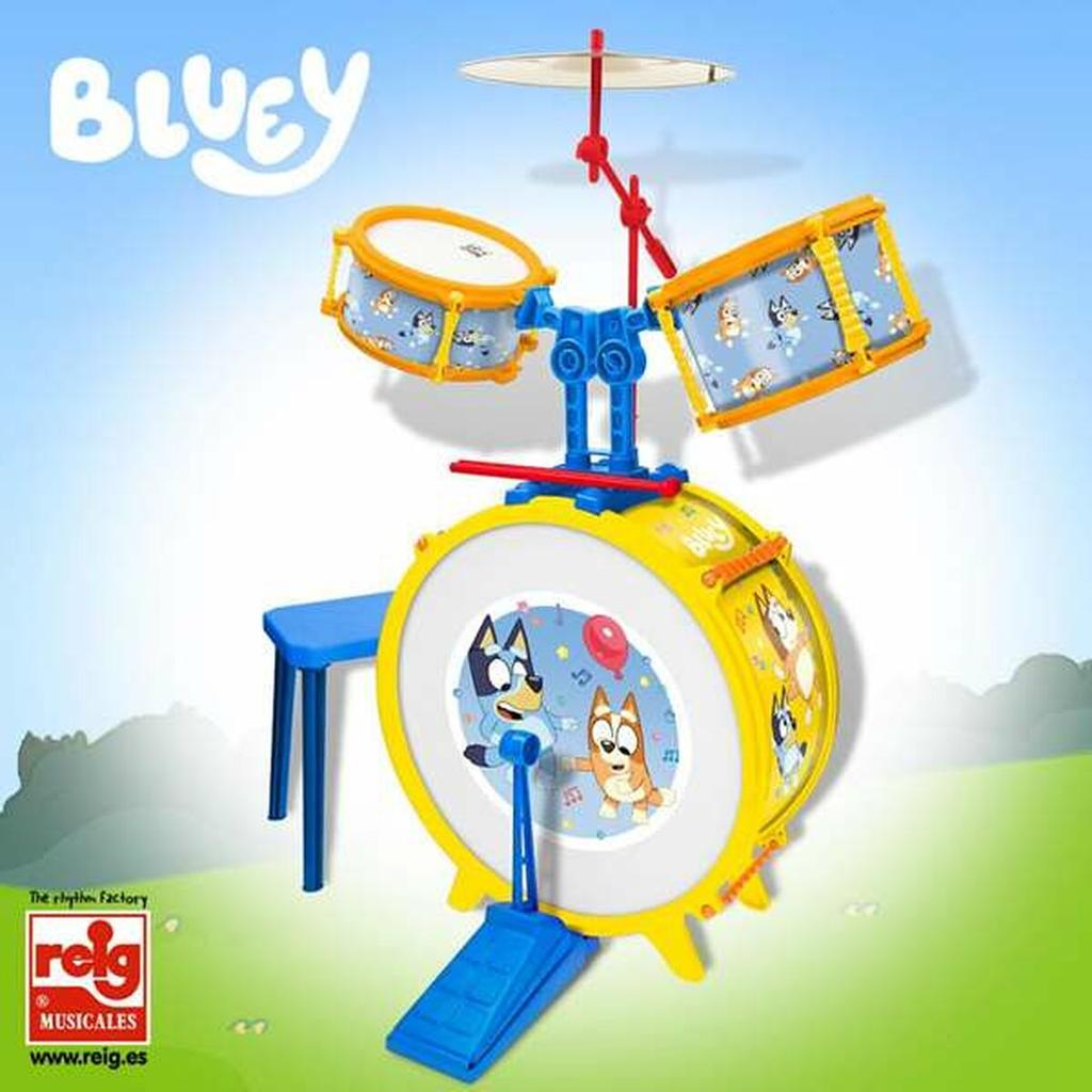 Bluey Children's Drums 55 X 36 X 38 Cm