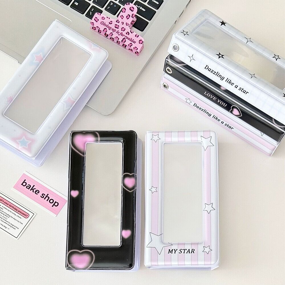 4 Grids Photo Album Storage Book 5 Inch Photocard Album Holder Kawaii Card Pack
