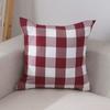 Весенняя клетчатая наволочка B&B Офис Без наполнителя Подушка для спины Маленькая свежая подушка Одинарная студенческая наволочка для общежития