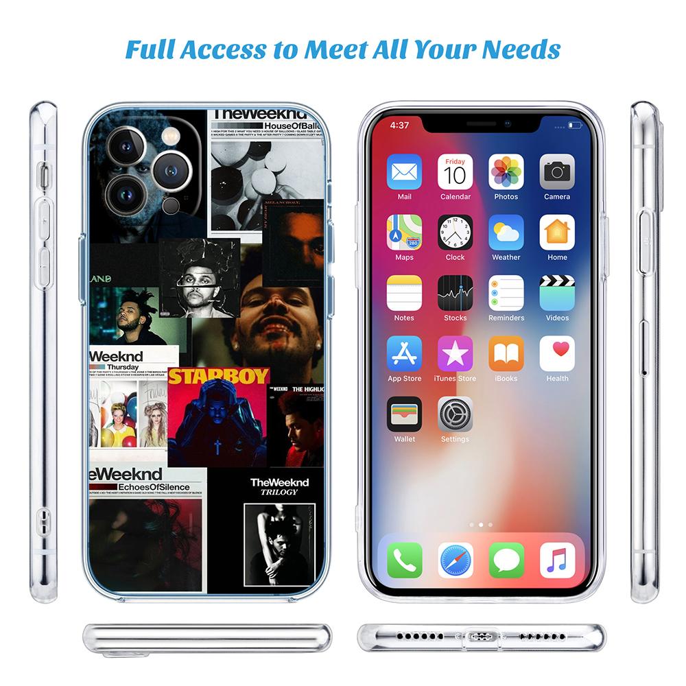 The Weeknd Transparent Phone Case for Samsung Galaxy A04 A04S A14 A23 A34 A54 M23 M33 M52 M53