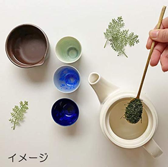 Керамика Садзи Банко Сенча Ультрамарин Сделано в Японии Чаша, Синяя, 74-9,