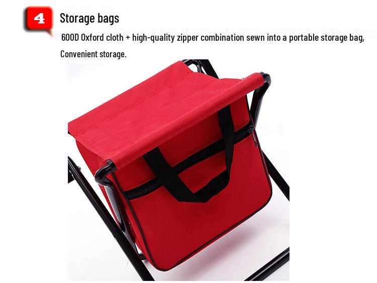 Portable Folding Chair: Outdoor Camping and Beach Backrest, Sketching, Picnic, Fishing Chair.