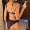 Sexy Asymmetric Cut Out Underwired Bikini Female Swimsuit Women Swimwear Two-pieces Bikini Set Bather Bathing Suit Swim