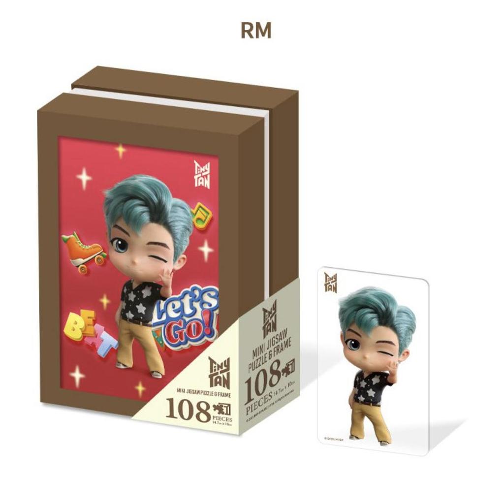 BTS Пазлы TINYTAN в рамке 108 шт. (7 вариантов)