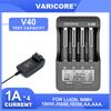 VariCore V40 V20i 18650 литиевая батарея интеллектуальное зарядное устройство 3.7V 26650 10440 16340 18350 14500 1.2V NiMH AA AAA батарея