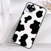 Чехол с коровьим принтом для iPhone 14 13 12 11 16 15 Pro Max Mini Cover X XR XS 8 7 14 16 15 Plus Аксессуары