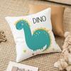 Cute Jurassic Dinosaur Pillow Case Anti-dustmite Invisible Zipper Sofa Bed