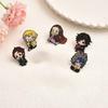 Demon Slayer Tanjiro Brooch: Metal Badge & Corsage Accessory