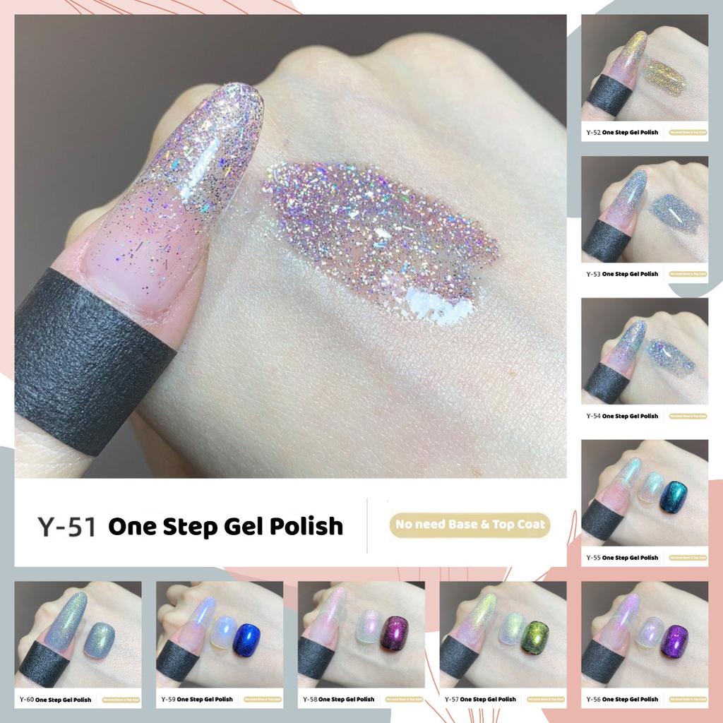 10Colors/Set 10ml One Step Gel No Need Base Top Coat UV Gel Polish Jelly Color Soak Off Varnish Nail Art Gel Lacquer