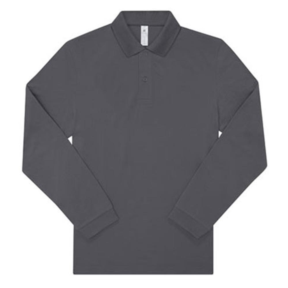 B&C Unisex Adult My Polo 180 Long-Sleeved Polo Shirt