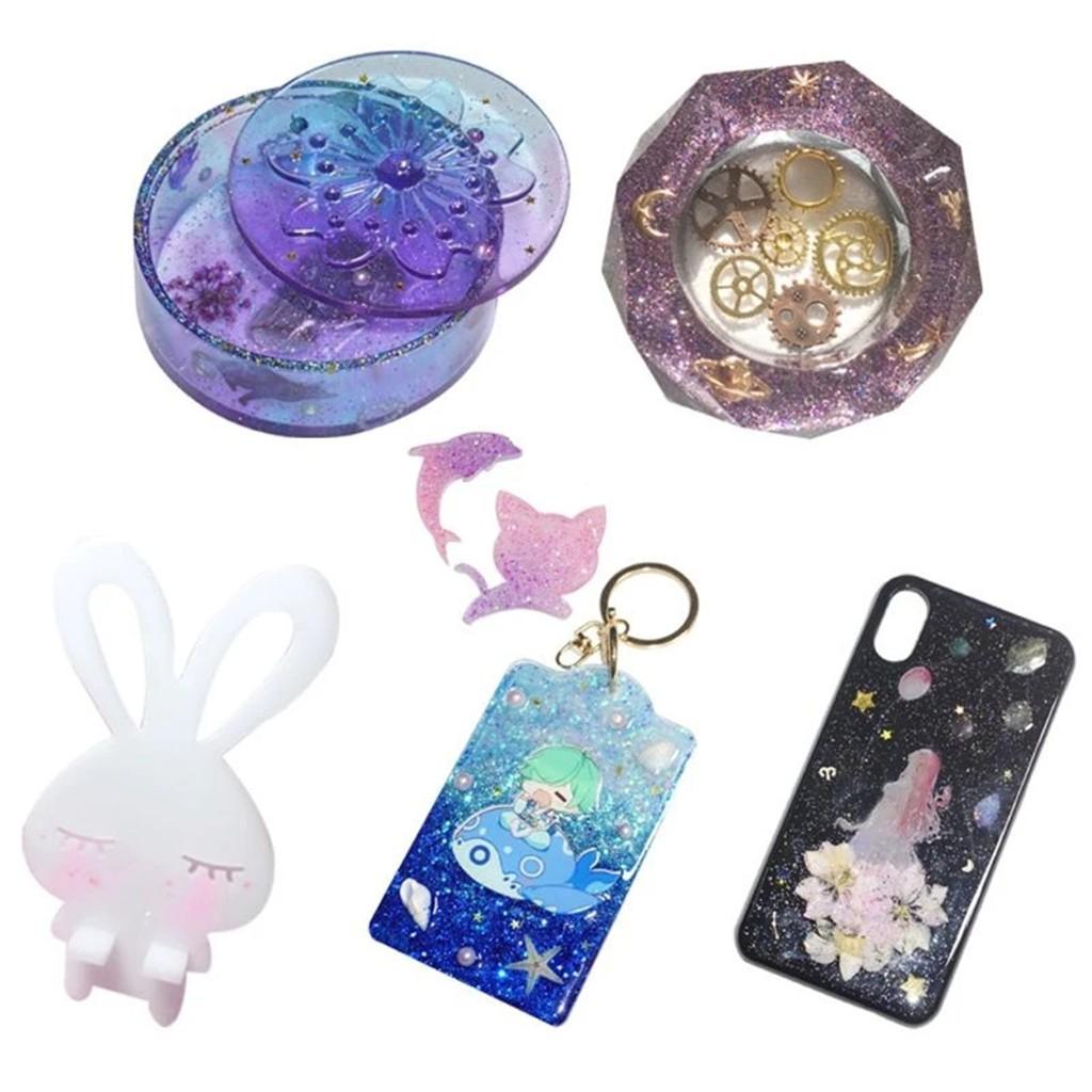 Прозрачный эпоксидный клей высокого качества 3: 1 клей для изготовления ювелирных изделий A&B Crystal, 100 мл