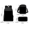 Backpack Travel Laptop Bag 3-Piece Set School Bag, Stationery Case, Backpack