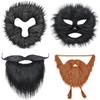 Halloween Fake Beard With Monkey Design For Adults Party Costumes