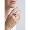 Bague - Pearls &amp; Colors - Véritable Perle de Culture 8-9 mm - Colori Black Tahiti - Or Blanc 375/1000 - Femme