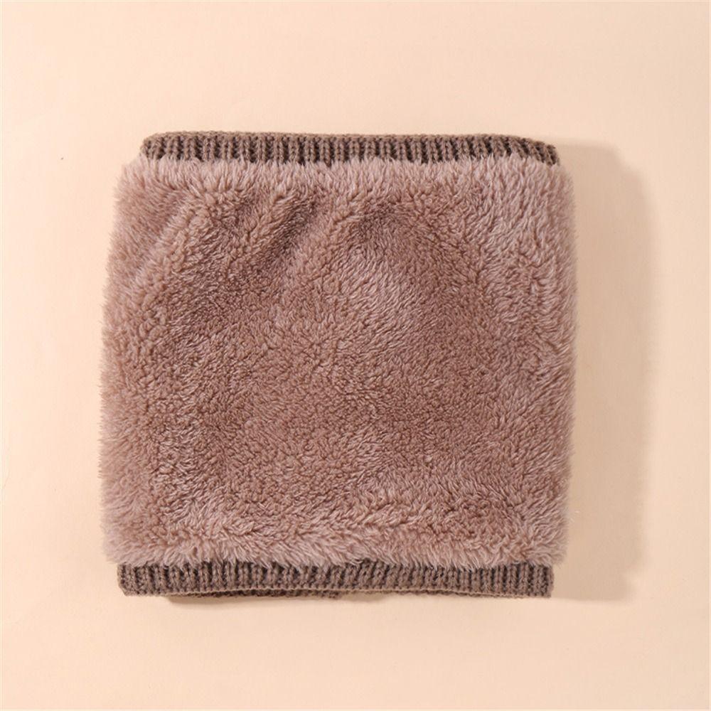 Детский флисовый шарф-манишка для холодной погоды, детская лыжная маска-балаклава для мальчиков и девочек