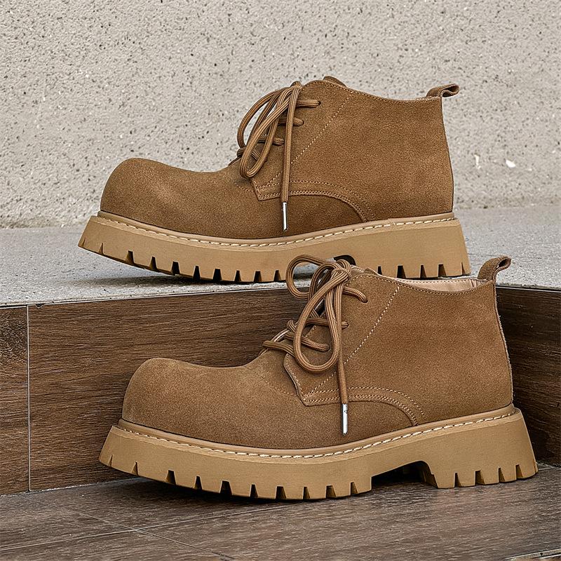 Ботинки Martin для альпинизма, мужские, весенние, новые британские ботинки с большой головкой, средние, из ревеня 1638-J