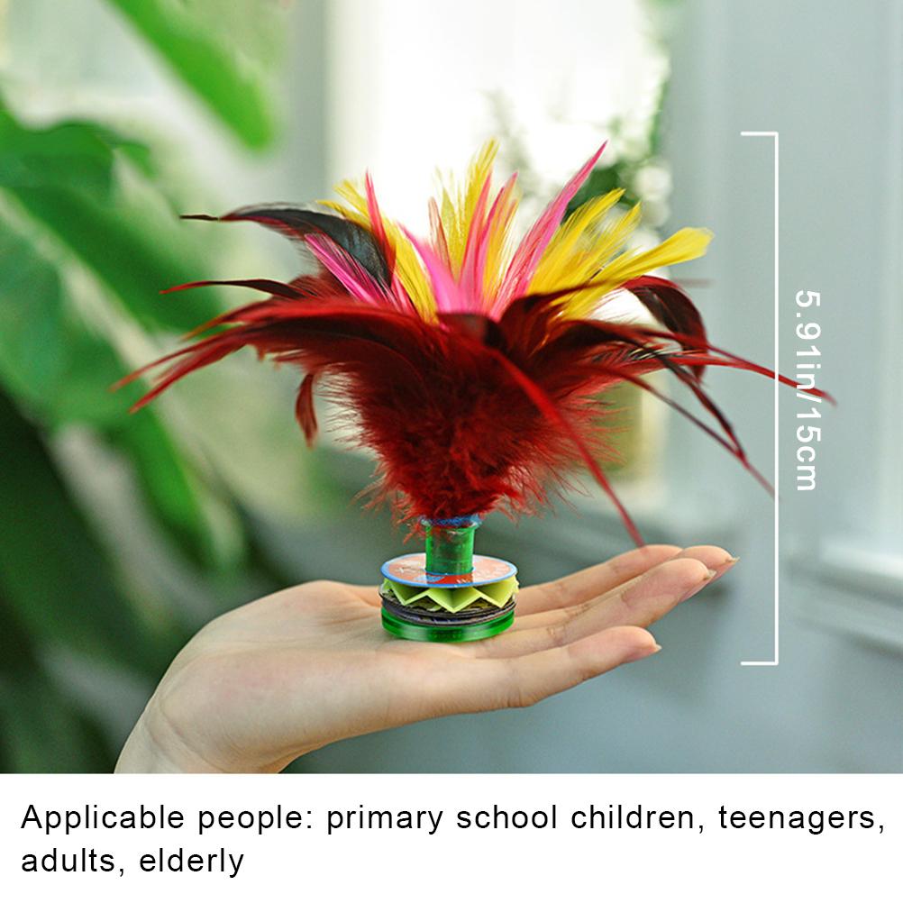 2 шт. волан для ударов, красочные китайские воланы для ударов Jianzi для детей и взрослых