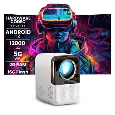 X10 мини-проектор 4K LED HD проектор домашний кинотеатр проектор портативный проектор 1280*720p Android 10.0 BT5.1 260 люмен 4k 55 Вт