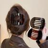 New Large PC Flat Clips for Women Non-slip Hair Accessories Vintage Arc Shaped Duckbill Claw Hairpins Girl Barrettes