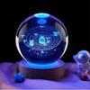 6 см 3D хрустальный шар хрустальная планета гравированная лазером солнечная система астрономический глобус подарок на день рождения стеклянный шар сфера украшение для дома