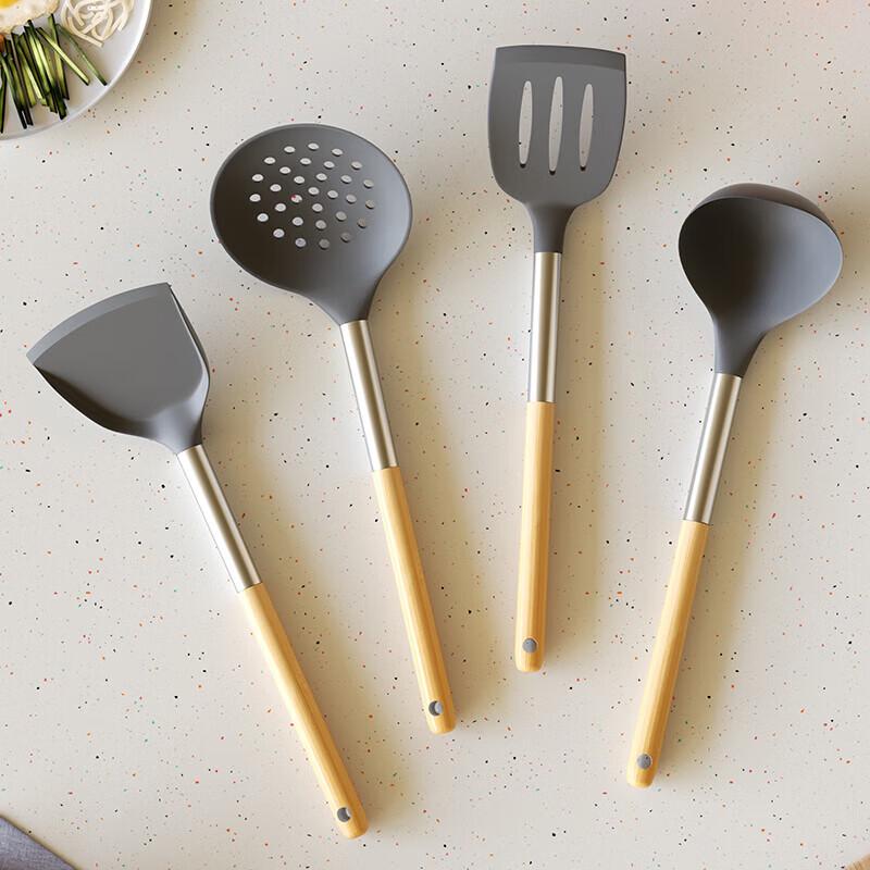 Ouraibo 5-Piece Silicone Kitchen Utensil Set