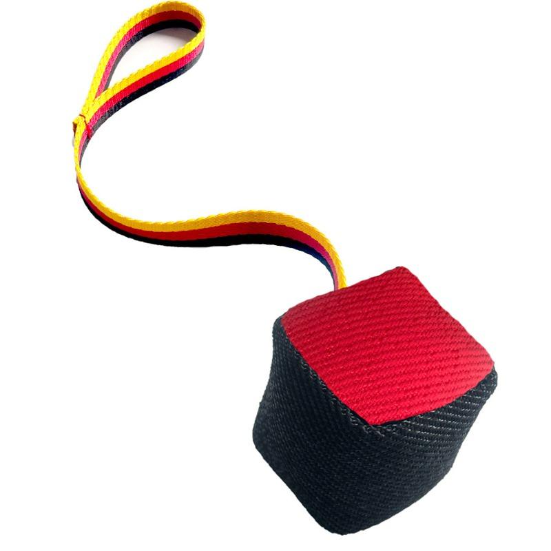 Small and medium-sized dog interactive tear-resistant bite bag pet toy dog throwing professional dog training equipment