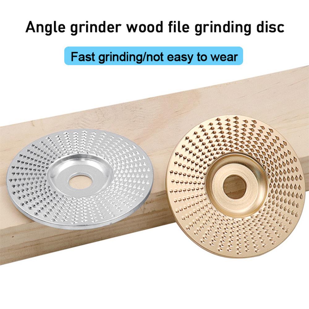 4 Inch Wood Carving Disc for Angle Grinder with 5/8-inch Arbor Wood Shaping Disc Angle Grinding