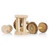 Wooden pet toy hamster  pig parrot playing molars set