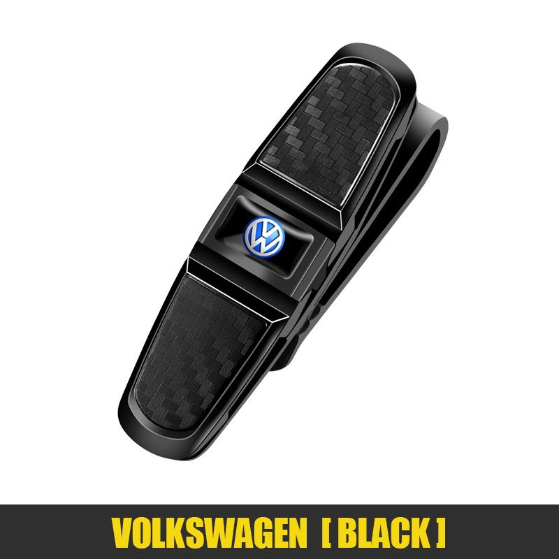 Для VW Volkswagen Jetta MK5 Golf Автомобильный зажим для очков Держатель для очков на козырек Солнцезащитные очки Держатель для очков Автоаксессуар Для Volkswagen VW RLine