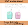 Смартфон IOS Android цифровой мгновенный фотопринтер милый портативный мини-BT беспроводной термопринтер