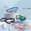 New Large Frame Hd Anti-Fog Goggles Earplugs One-Piece Water Sports Swimming Goggles Pool Swimming Equipment