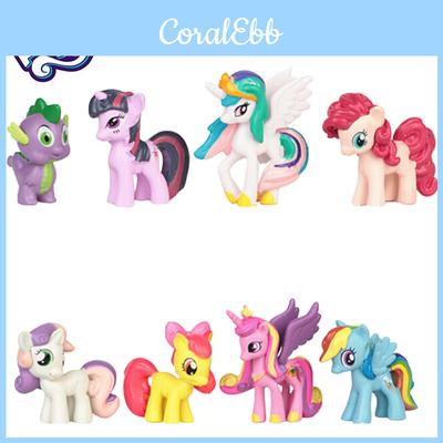 Набор из 12 фигурок My Little Pony, топперы для торта, украшения для дома, подарки