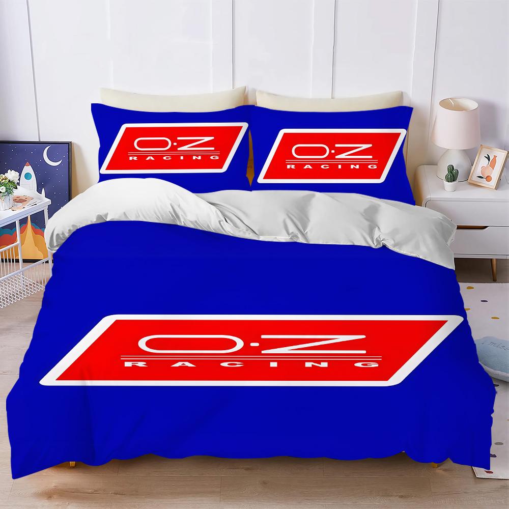 Модный Комплект Пододеяльника O-Oz Racing Мягкое Стиранное Постельное Белье 3 Предмета Летнее Удобное Студенческое Общежитие Дом Детская Постель Бестселлер