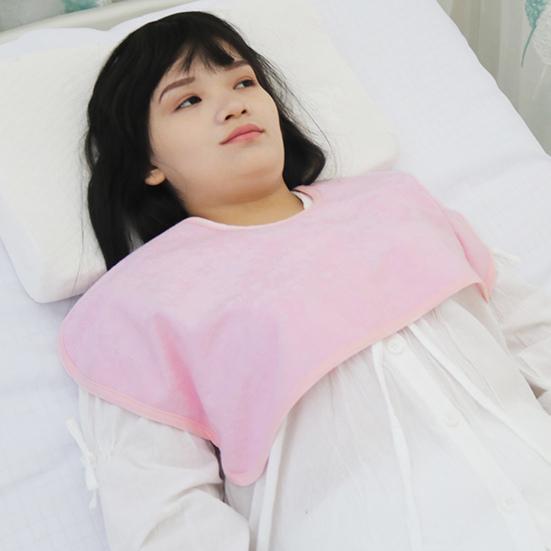 Полное покрытие, нагрудник для пожилых людей, устойчивый к загрязнениям, потрясающие аксессуары для ухода за полотенцем для пациентов в постели, слюна