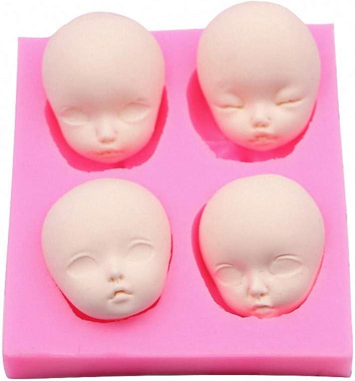 Милая кукла, человеческое тело, силикон, 4 полости, украшение для торта, помадка для конфет, шоколадное ремесло, тесто, цветочная паста, смола, гипс