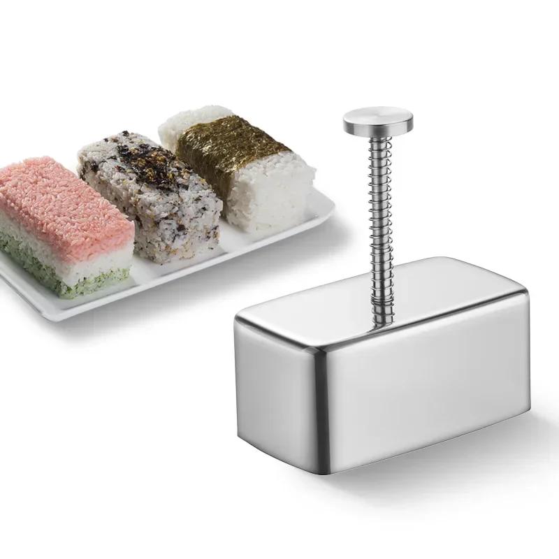 Форма для суши Сделай сам Форма для рисовых шариков Нержавеющая сталь Креативная в форме медведя, цветка, треугольная Инструмент для ланча для рисовых шариков Инструменты для кухни для суши