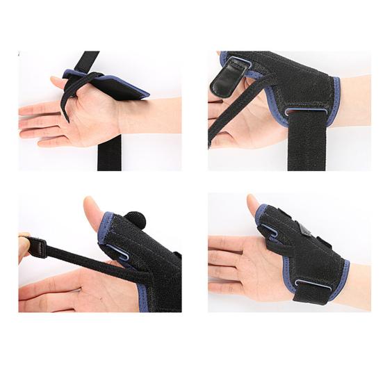 Thumb Support Brace with Fastener Tape Wear Resistant Breathable Pain Relief Compression Joint Thumb Splint Hand Brace