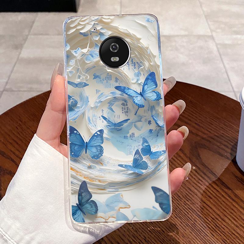Case For Motorola Moto G5/Moto G5 Plus/Moto X 2017/Moto G5S/Moto G5S Plus Clear Silicone Soft TPU Cover Cute Cat Protective Case