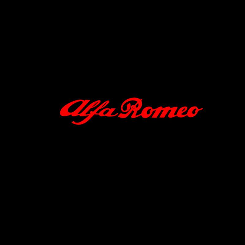 2PCS LED Car Door Ghost Light Laser Projector Welcome Lamp for Alfa Romeo 146 147 155 156 159 Stelvio Giulia Giulietta Mito GT