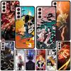 Demon Slayer Case for Samsung Galaxy S20 FE S21 S22 Ultra S10 Plus S9 S8 S10e S7 Edge Silicone Coque Black Soft Phone Cover