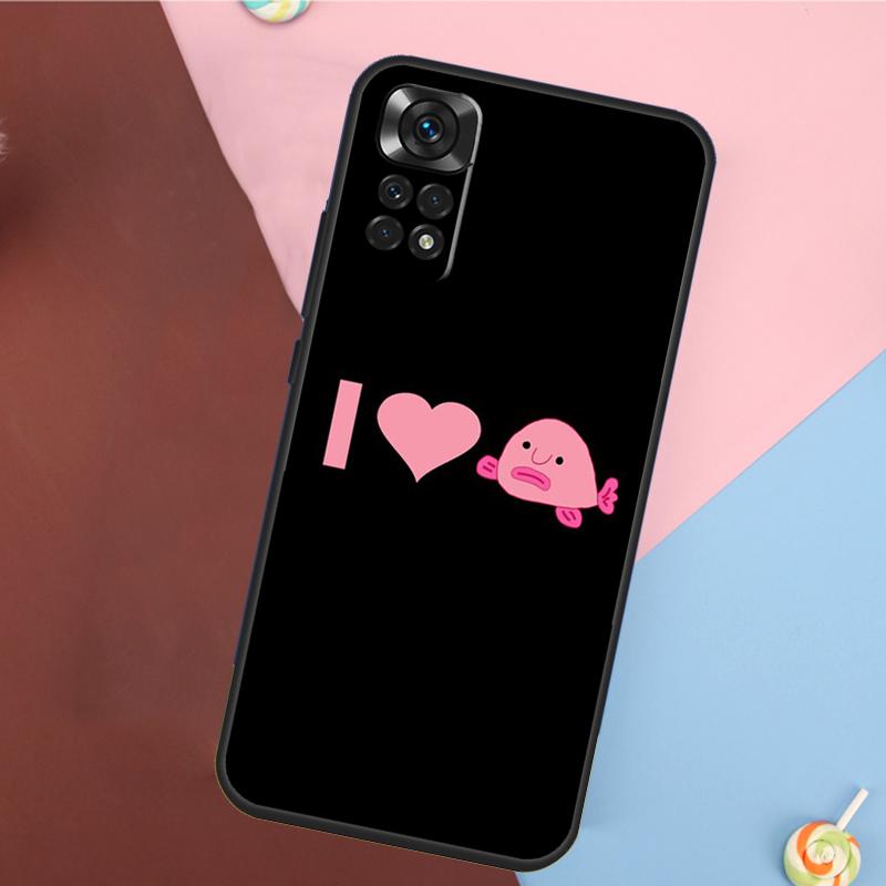 Милый чехол-рыба-капля для Xiaomi Redmi Note 13 Pro 14 12 11 9 10 9S 10S 11S 12S Redmi 10C 12C 13C 14C