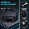 Black Electric Scooter Brake Line for KUGOO M4 / M4 Pro Electric Scooters Brake System Repair