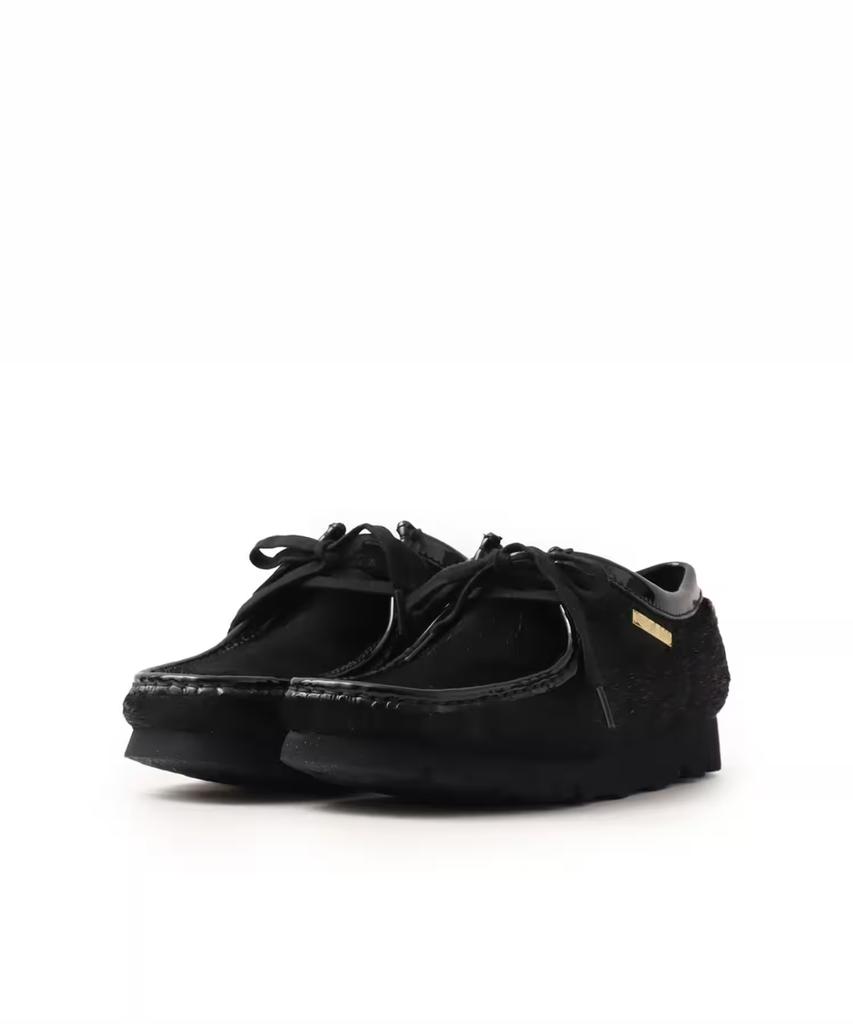 26187743 atmos BlackEyePatch Clarks Wallabee Черный Волос (Мужской)